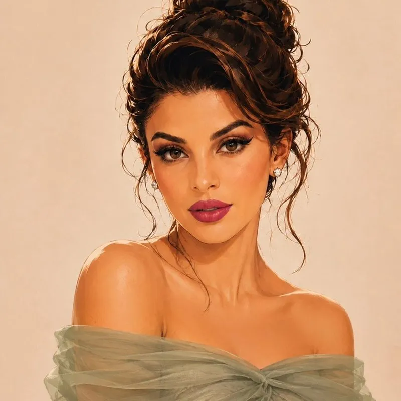 AI avatar of Jacqueline Fernandez.